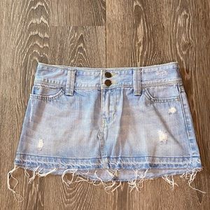 Hollister Short Jean Skirt